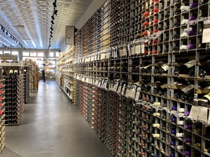 Floor To Ceiling Retail Wine Displays