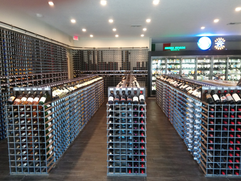 Retail Wine Store With Floor To Ceiling Wine Racks in Floor To Ceiling Wine Racks photo gallery from Commercial Wine Racks - The World's Finest Wine Racks for Retail Stores