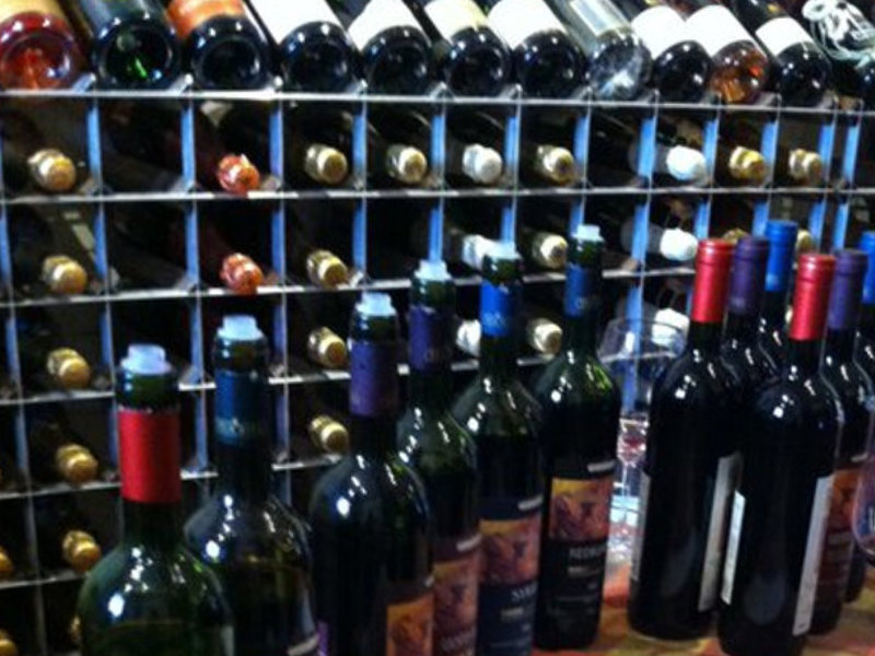 Champagne Style Racking For Retail in Oversized Champagne Bottle Racks For Retail photo gallery from Commercial Wine Racks - The World's Finest Wine Racks for Retail Stores