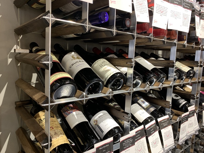 Metal Wine Racks Floor To Ceiling in Retail Floor to Ceiling Wine Racks photo gallery from Commercial Wine Racks - The World's Finest Wine Racks for Retail Stores