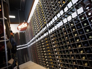 Wall Of Wine Racks