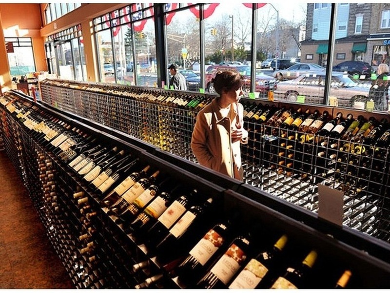 Use  Our Double Sided Wine Racks To Create Aisles in Retail Wine Displays photo gallery from Commercial Wine Racks - The World's Finest Wine Racks for Retail Stores