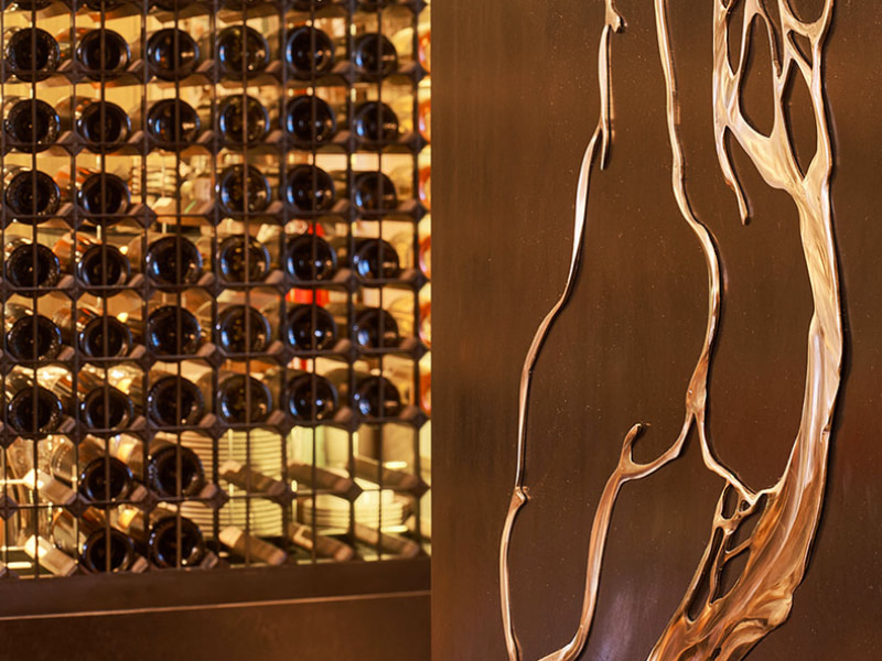 Wine Racks With Bottle Security For Restaurants