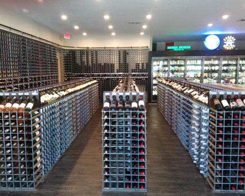 Two-Sided Aisle Maker Wine Rack