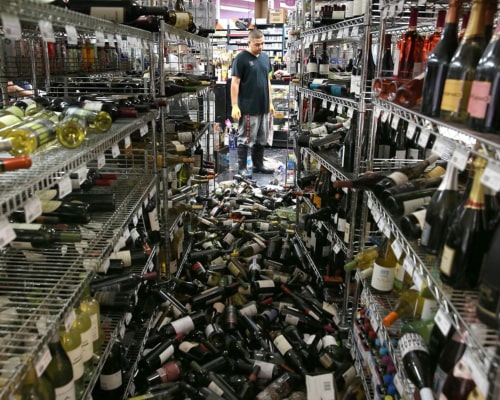 Wine Racks and Earthquakes