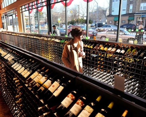 Wine Racks for Grocery Stores